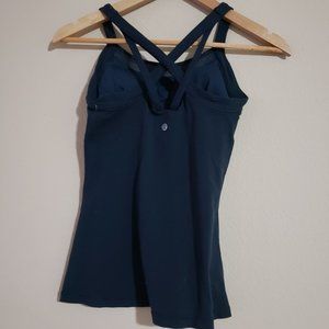 Lululemon Enhearten Peacock Tank Size 4